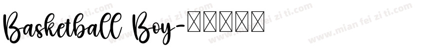 Basketball Boy字体转换